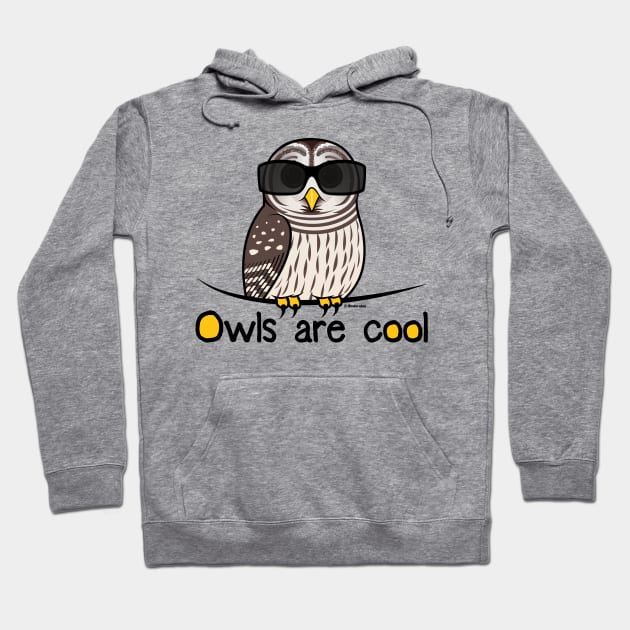 Owls are cool Hoodie by birdorable